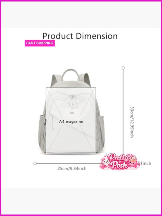 Mini Nylon Travel Backpack Purse Lightweight Daypack for Women
